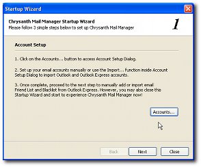 As Easy As 123 - Startup Wizard 1st Screen