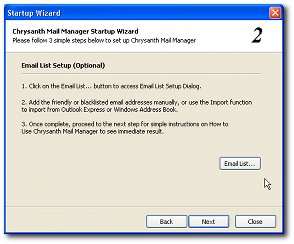 As Easy As 123 - Startup Wizard 2nd Screen